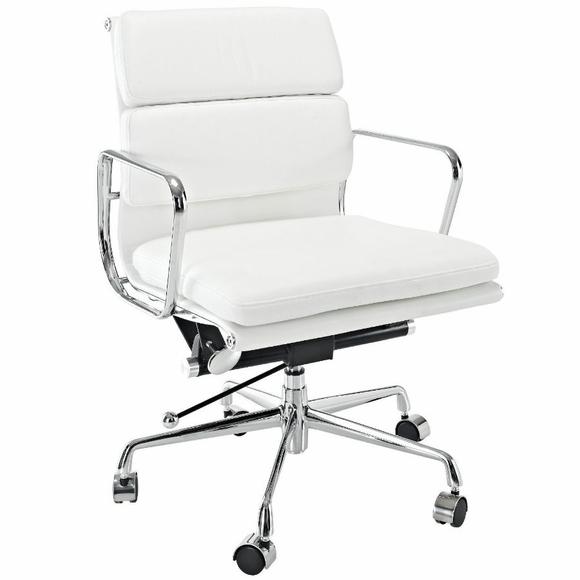 Eames Office Chair EA117 White Low back