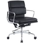 Eames Office Chair EA217 Black Low back