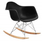 Eames rocking chair RAR Replica Black By Decomica - DECOMICA