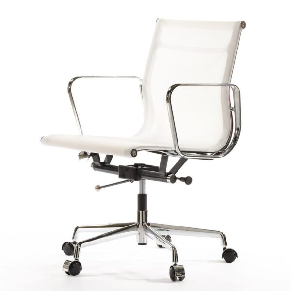 Eames Management EA117 Mesh Office Chair Replica - White - DECOMICA