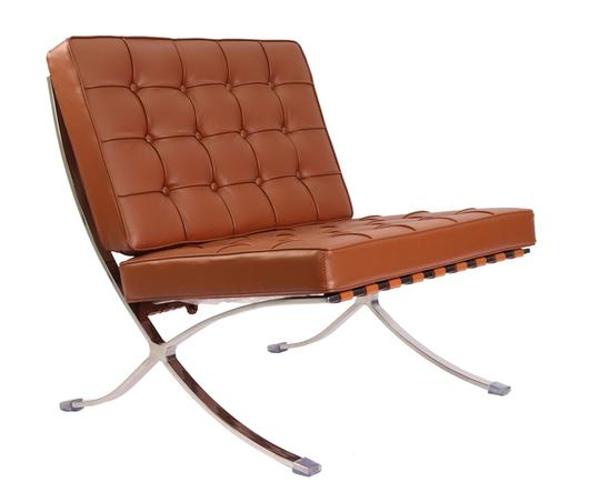 Premium Barcelona Chair Black - Mies Van Der Rohe Replica - DECOMICA