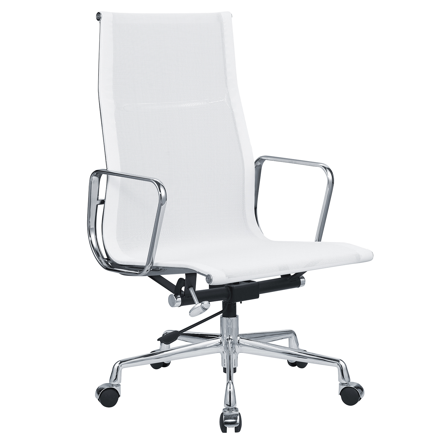Eames Management EA119 Mesh Office Chair Replica High Back- White