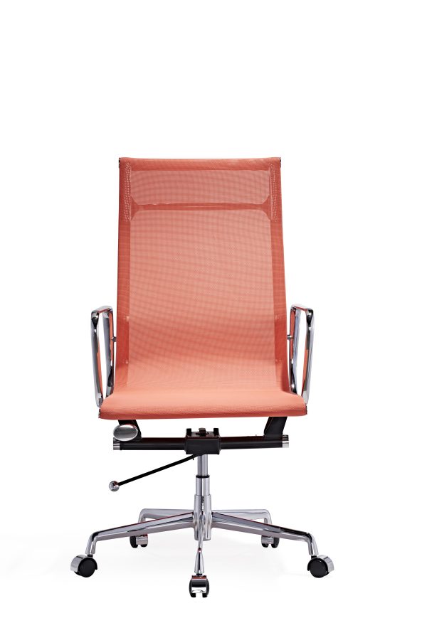 Eames Management EA119 Mesh Office Chair Replica High Back- Orange