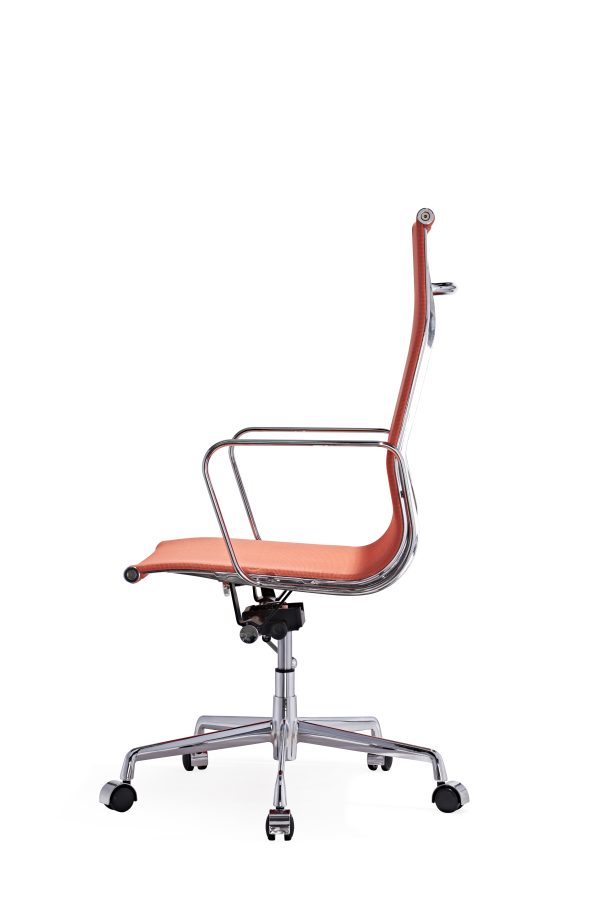 Eames Management EA119 Mesh Office Chair Replica High Back- Orange