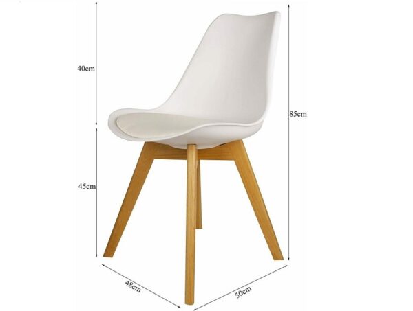 TULIP DINING CHAIR white 05 1