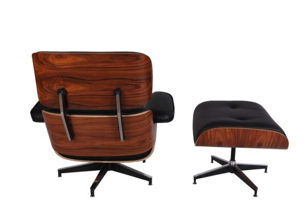 eames lounge chair stool rosewood 103b black 04