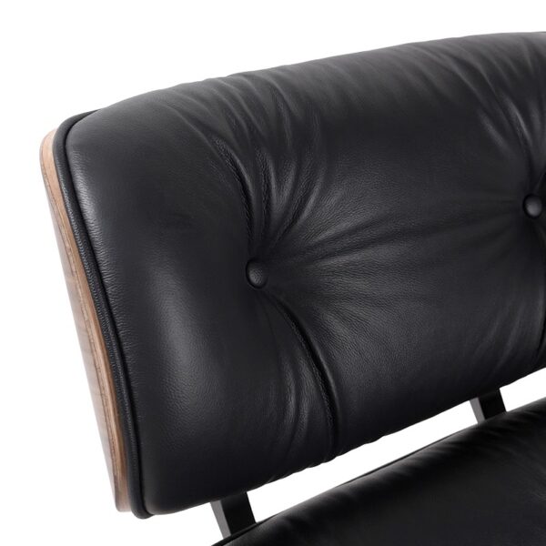 eames lounge chair stool walnutwood 103wl black elephbase 09